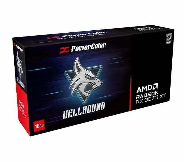 Видеокарта AMD Radeon RX 9070 XT 16GB GDDR6 Hellhound PowerColor (RX9070XT 16G-L/OC)