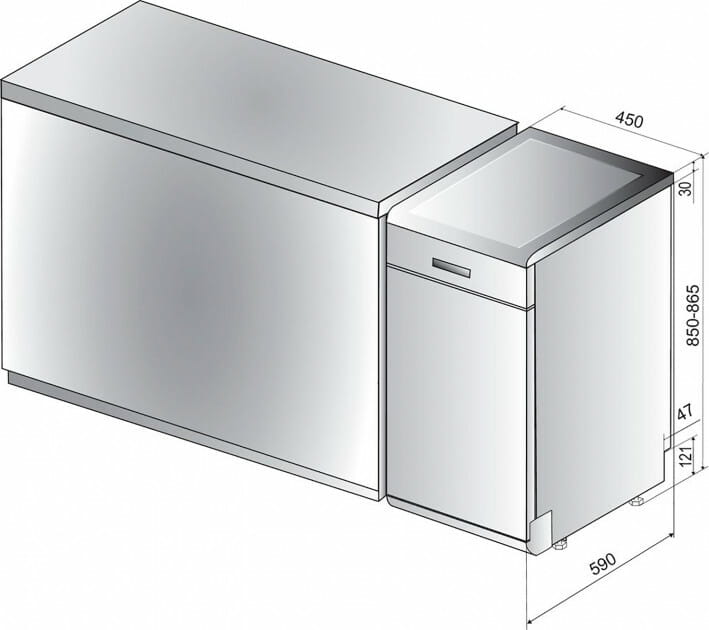 Посудомоечная машина Hotpoint-Ariston HSFO3T235WCX