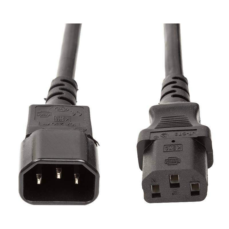 Кабель питания PowerPlant  IEC C13-C14, 3x1.5, 3м (CC360376)