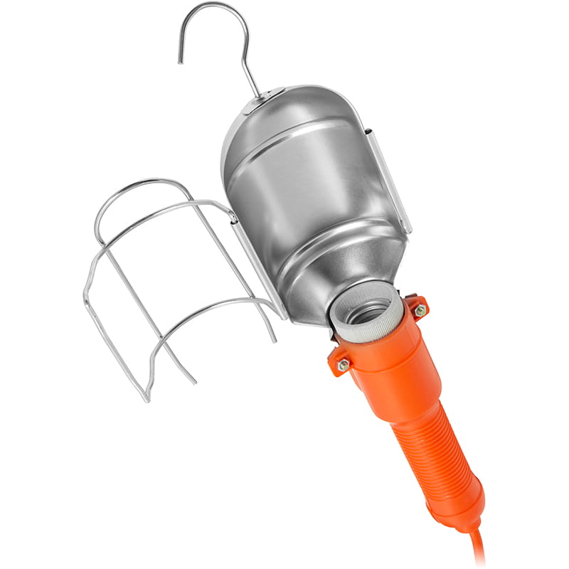 Світильник переносний PowerPlant 2х0.75мм, 7м Orange (EX610440)