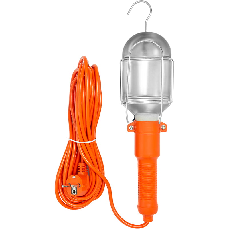 Світильник переносний PowerPlant 2х0.75мм, 7м Orange (EX610440)