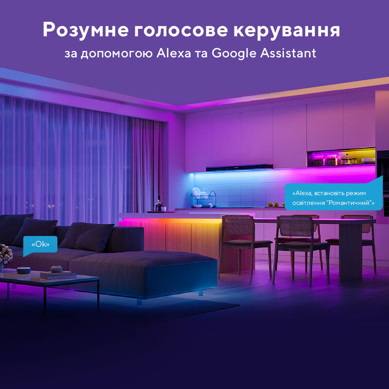 Світлодіодна стрічка розумна Govee H618C RGBIC, 10 м, White (H618C3D1)