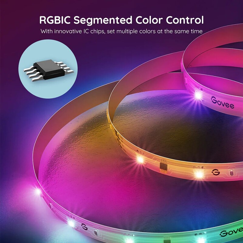 Світлодіодна стрічка розумна Govee H618C RGBIC, 10 м, White (H618C3D1)