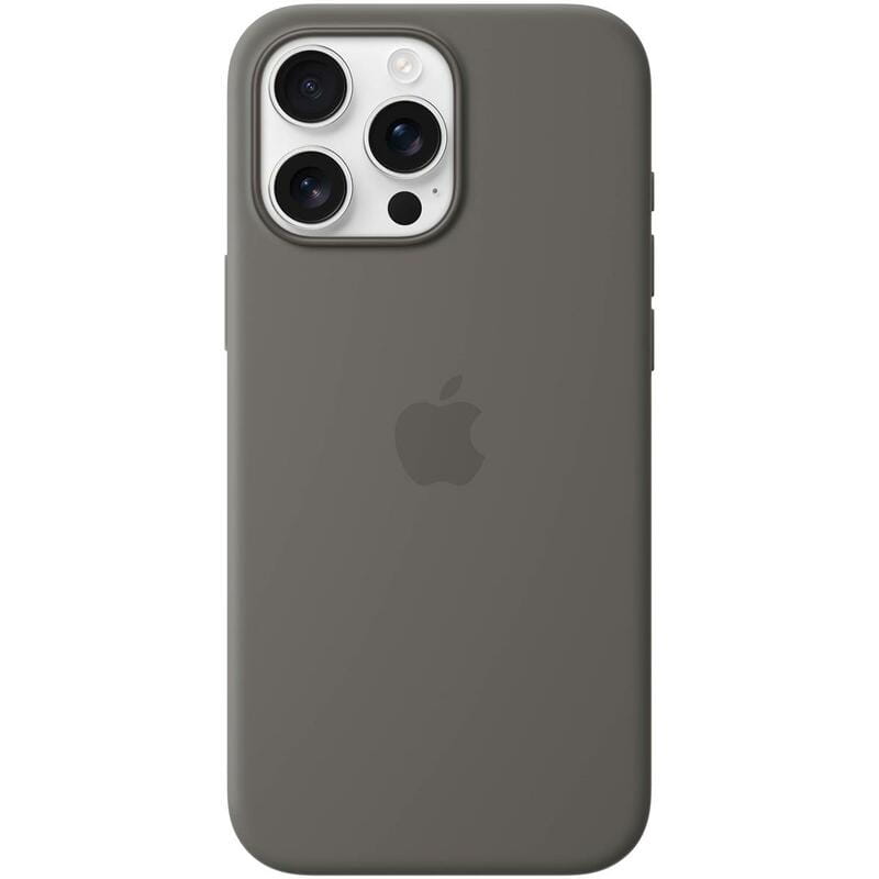 Чeхол-накладка Apple Silicone Case with MagSafe для Apple iPhone 16 Pro Max Stone Gray (MYYV3)