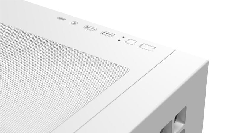 Корпус AeroCool D502A-G-WT-v1 (ACCM-DS02043.21) White без БП
