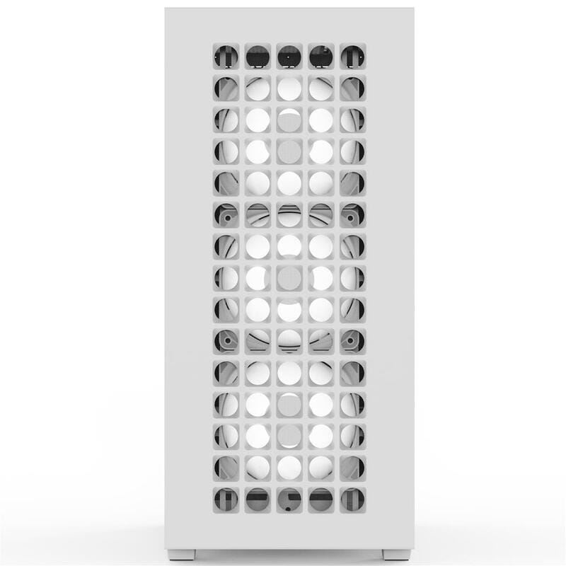 Корпус AeroCool D502A-G-WT-v1 (ACCM-DS02043.21) White без БП