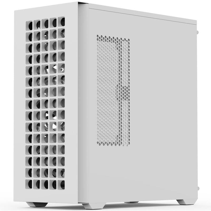 Корпус AeroCool D502A-G-WT-v1 (ACCM-DS02043.21) White без БП