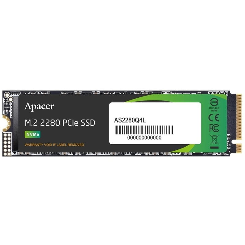 Накопичувач SSD  256GB Apacer AS2280Q4L M.2 2280 PCIe 4.0 x4 3D TLC (AP256GAS2280Q4L-1)