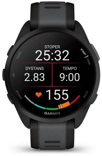 Смарт-часы Garmin Forerunner 165 Black/Slate Gray (010-02863-AC)