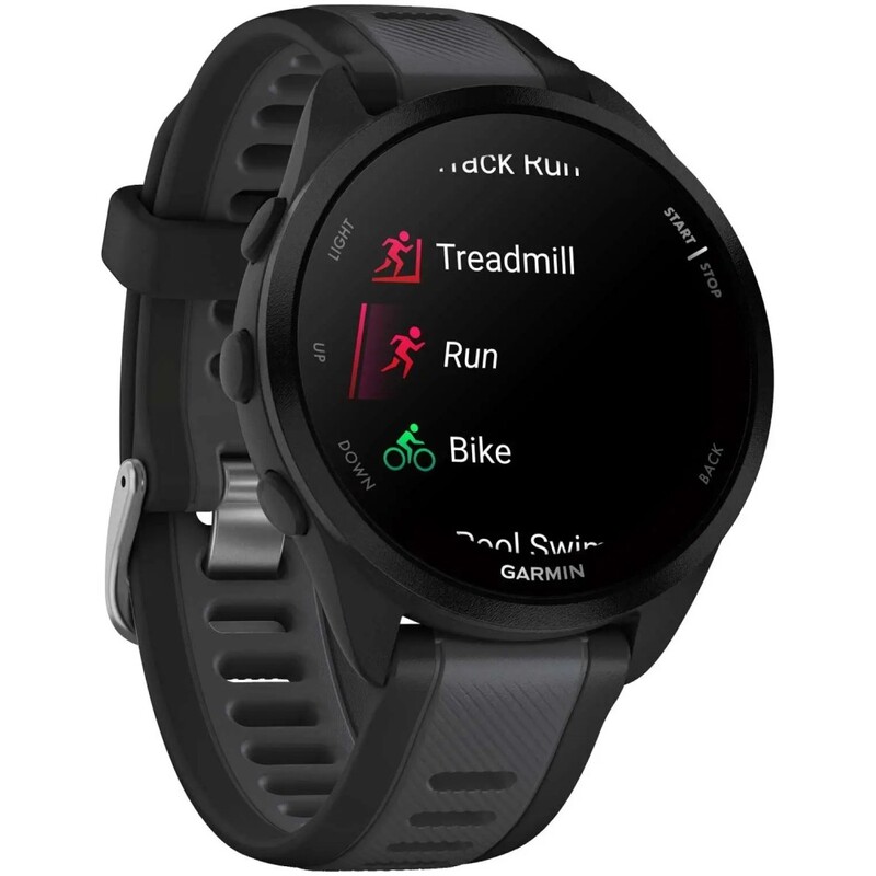 Смарт-часы Garmin Forerunner 165 Black/Slate Gray (010-02863-AC)