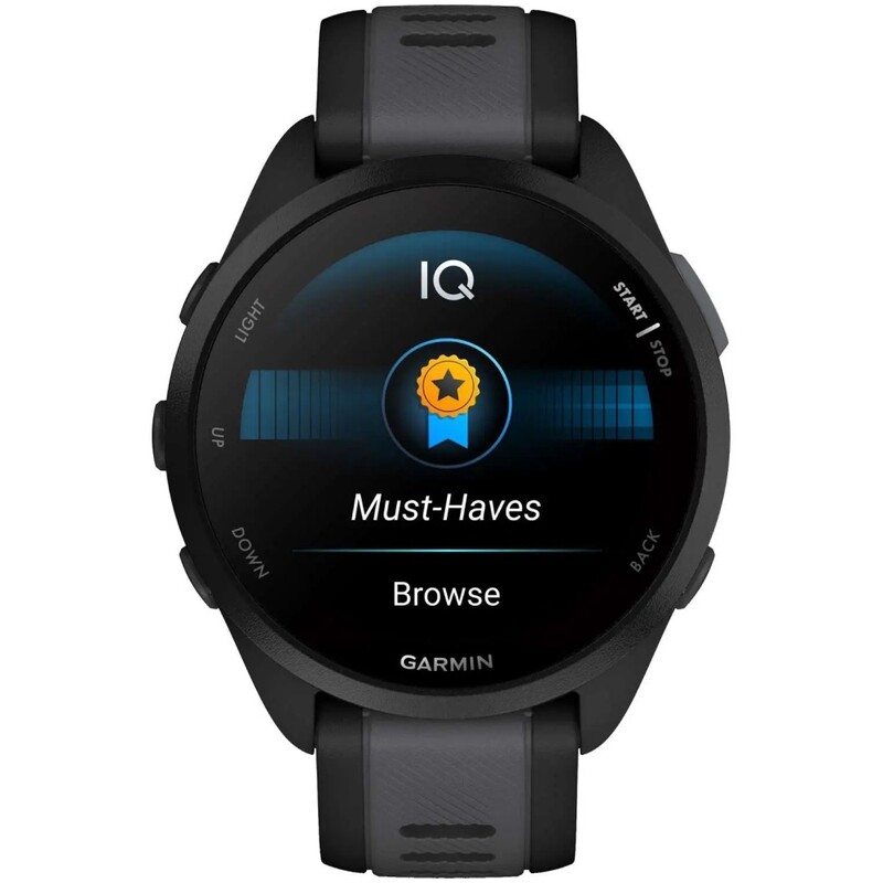 Смарт-часы Garmin Forerunner 165 Black/Slate Gray (010-02863-AC)