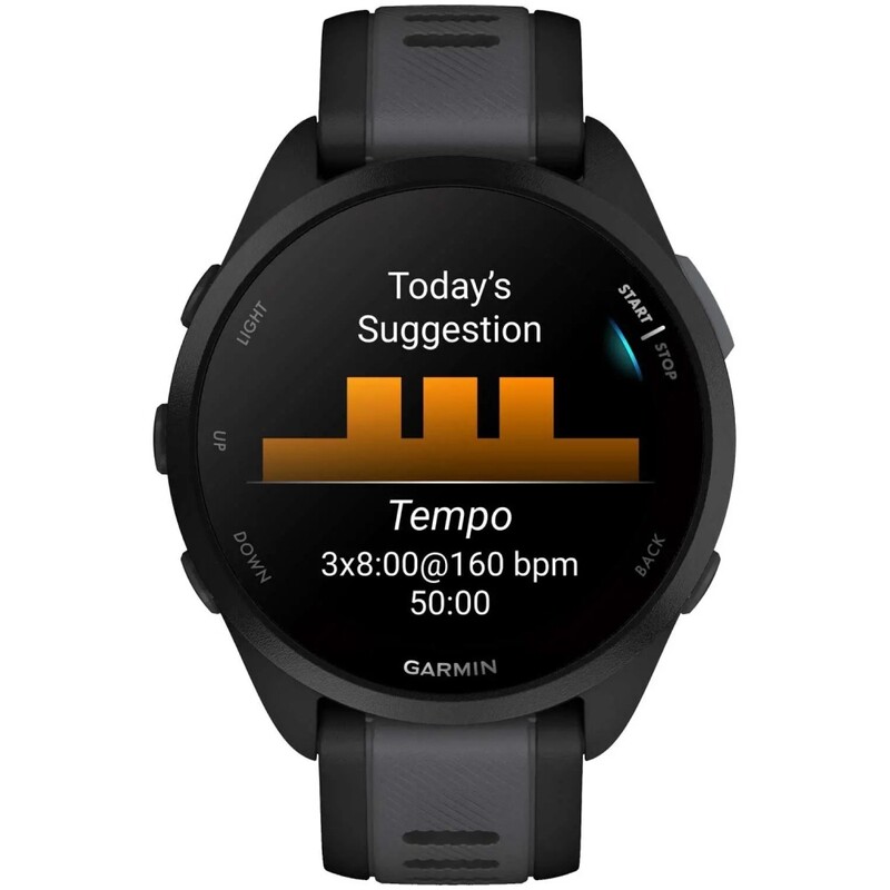 Смарт-часы Garmin Forerunner 165 Black/Slate Gray (010-02863-AC)