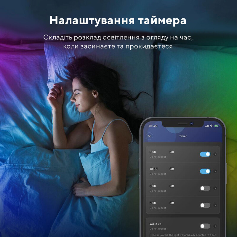 Світлодіодна стрічка розумна Govee H611 RGB, 10 м, White (H61103A3)