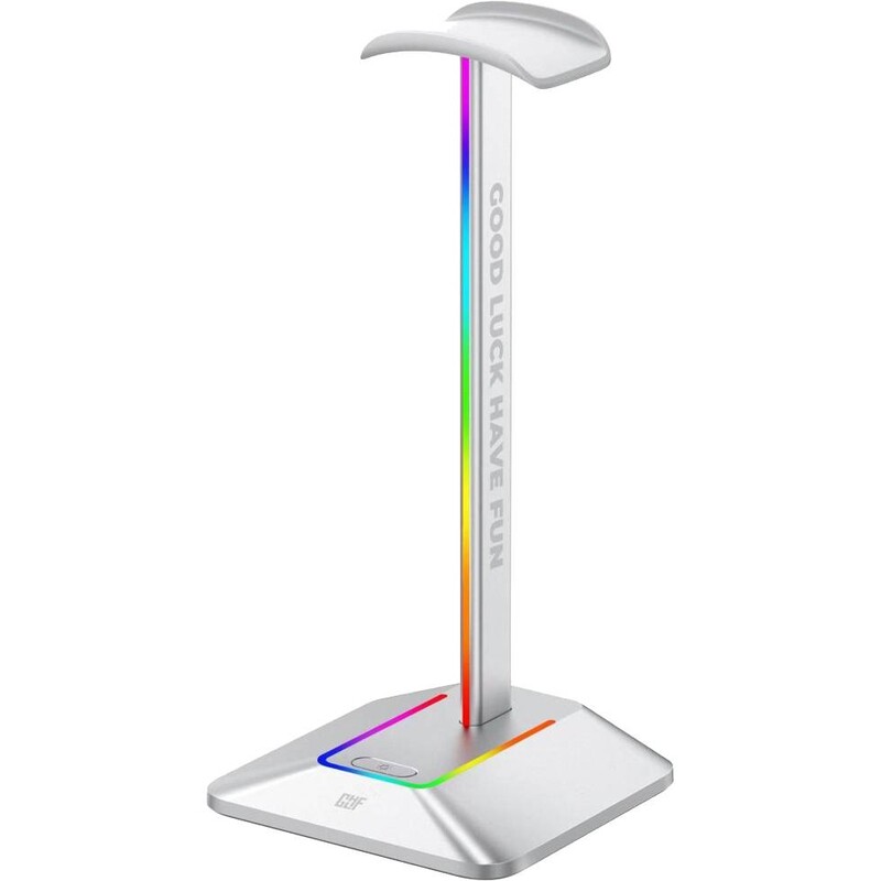 Тримач для навушників FragON Watchtower 2U RGB Silver (FGLHH22WTWTR2URGB)