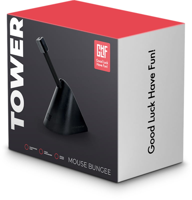 Тримач для кабеля GLHF Tower Black (FGLMB22BKTOWER003)