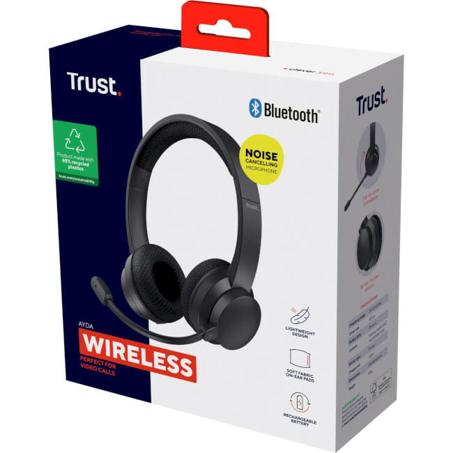 Гарнітура Trust Ayda Wireless headset Black (25463)