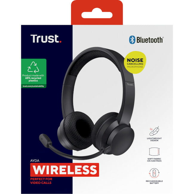 Гарнітура Trust Ayda Wireless headset Black (25463)