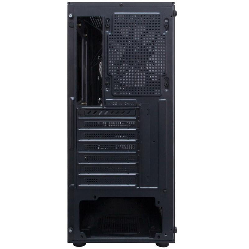 Корпус 1stPlayer FD3-BK-4F7 Black без БП