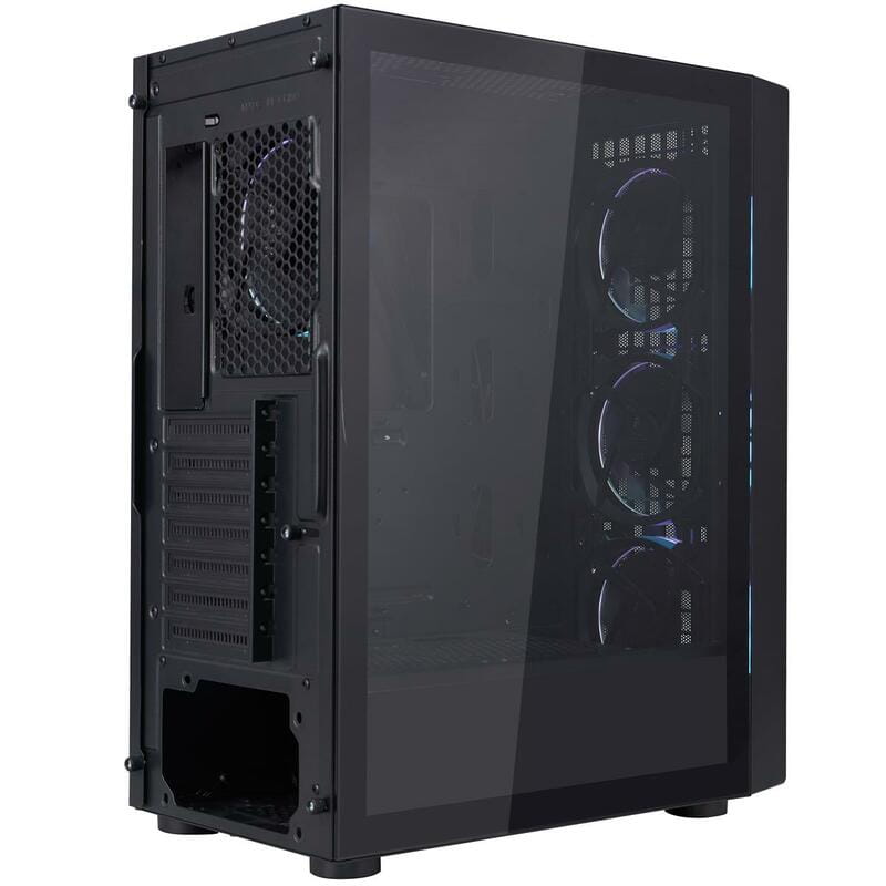 Корпус 1stPlayer Go6-BK-4FS7 Black без БЖ