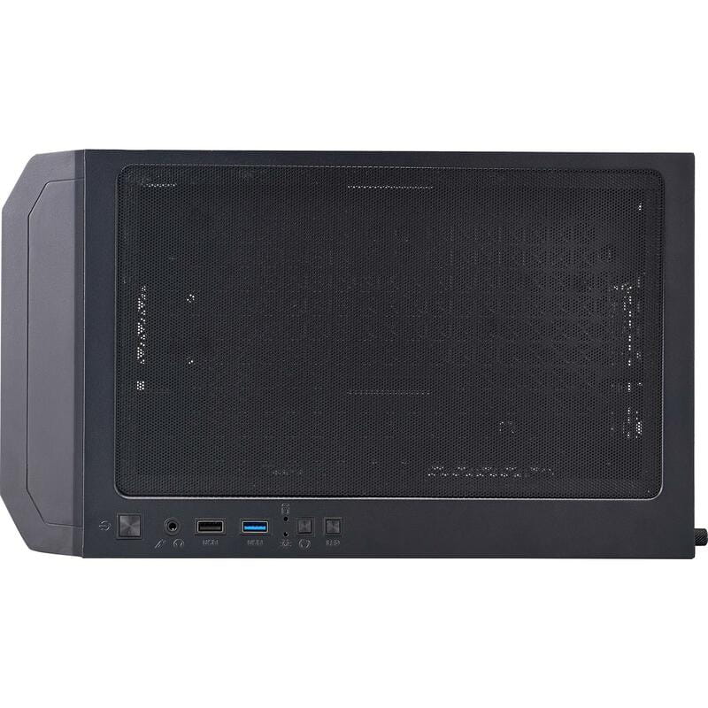 Корпус 1stPlayer H2-BK-4F7 Black без БП