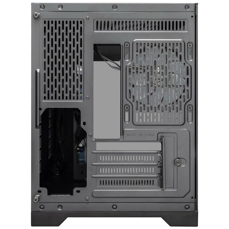 Корпус 1stPlayer UV6-BK-2FC7R-1FC7 Black без БП