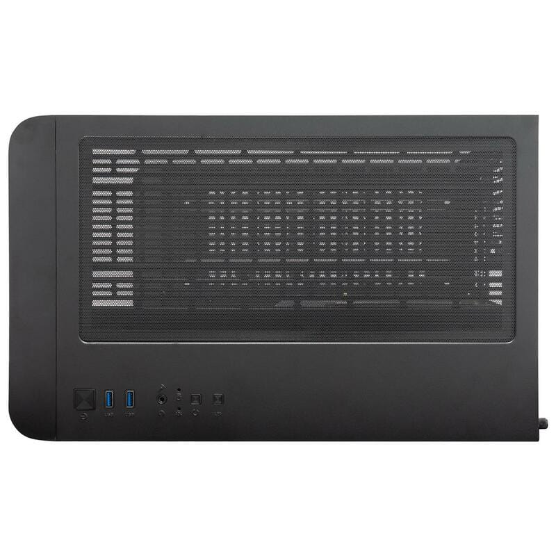 Корпус 1stPlayer UV6-BK-2FC7R-1FC7 Black без БП