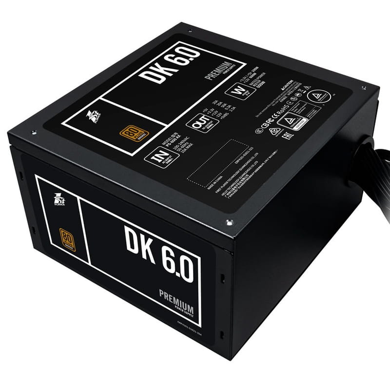 Блок питания 1stPlayer PS-600AX 600W (DKPM-BRZ-600-BK-EU)