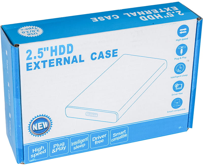 Зовнішня кишеня PowerPlant для HDD 2.5" USB3.0 (HC380008)