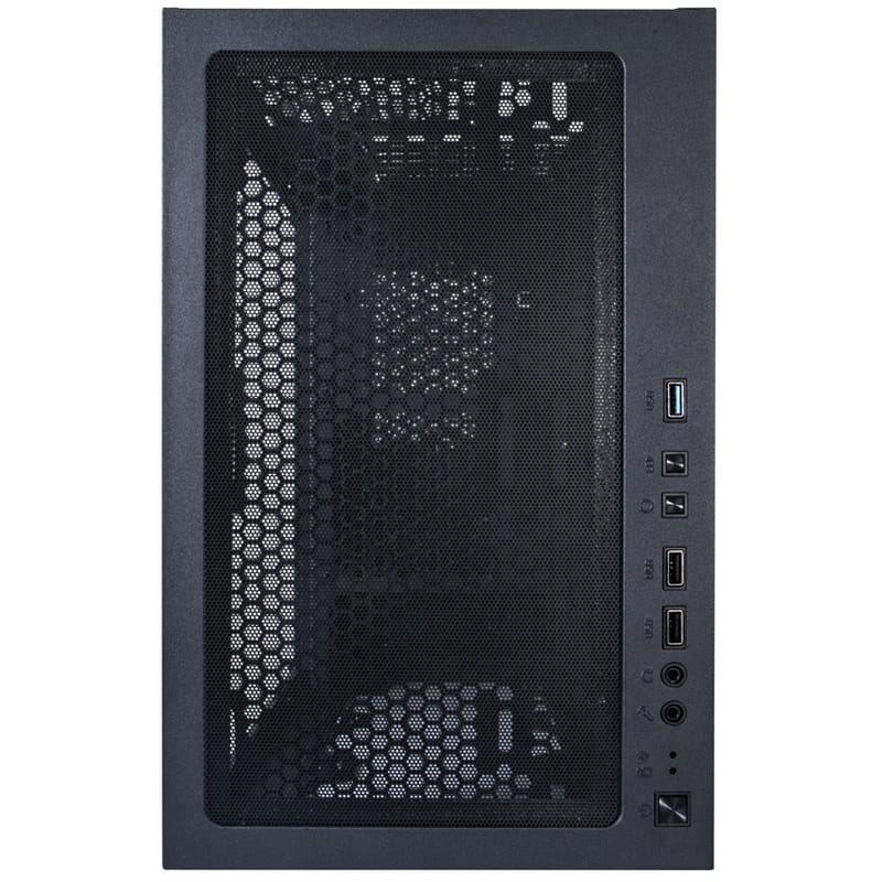 Корпус 1stPlayer X5-BK-4F1 Black без БЖ