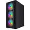 Фото - Корпус 1stPlayer X5-BK-4F1 Black без БЖ | click.ua