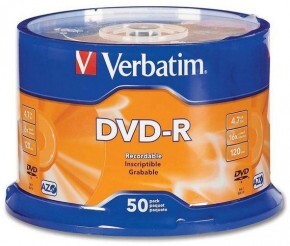 Диски DVD+R Verbatim 16X 4,7GB Wrap-box 50 шт Extra Matt Silver (43791)