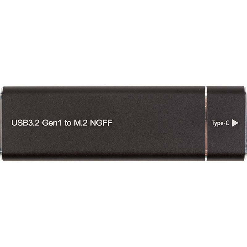 Зовнішня кишеня PowerPlant для SSD M.2 SATA USB3.2 (HC380305)