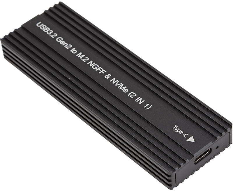 Внешний карман PowerPlant для SSD Premium M.2 PCIe NGFF/NVMe USB3.2 (HC380510)