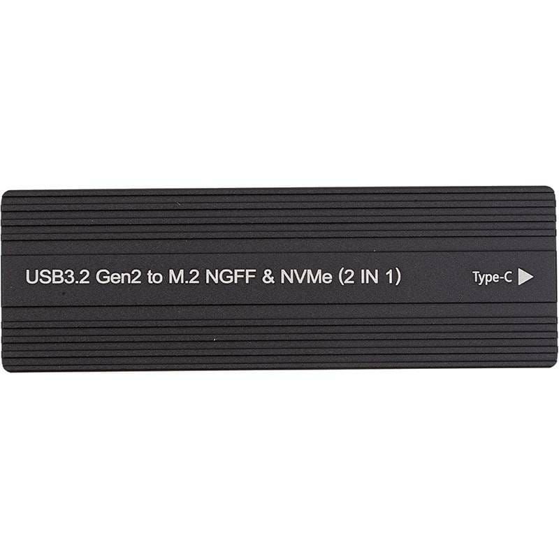 Внешний карман PowerPlant для SSD Premium M.2 PCIe NGFF/NVMe USB3.2 (HC380510)