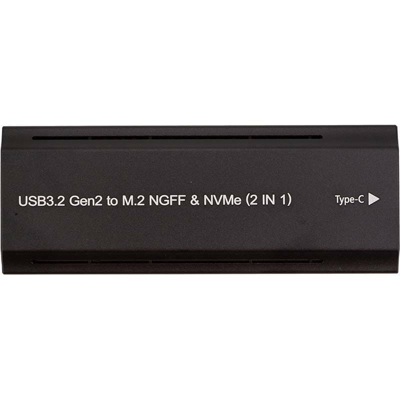 Зовнішня кишеня PowerPlant для SSD M.2 PCIe NGFF/NVMe USB3.2, 20Gbps (HC380527)