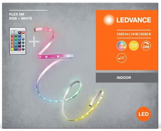 Светодиодная лента Ledvance Flex Audio TV 1,8W, RGB Colorsen USB 2 м, White (4099854095283)