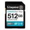Фото - Карта пам`ятi SDXC  512GB UHS-I/U3 Class 10 Kingston Canvas Go! Plus R200/W160MB/s (SDG4/512GB) | click.ua
