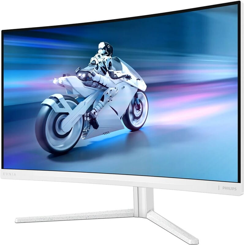 Монитор Philips 27" Evnia 27M2C5501/00 VA Curved White 180Hz
