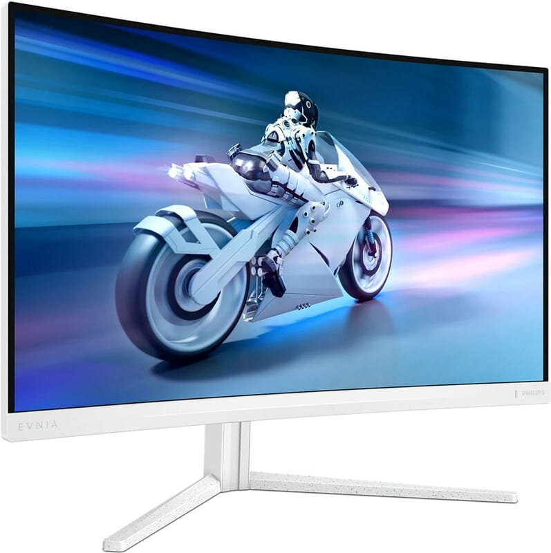 Монитор Philips 27" Evnia 27M2C5501/00 VA Curved White 180Hz