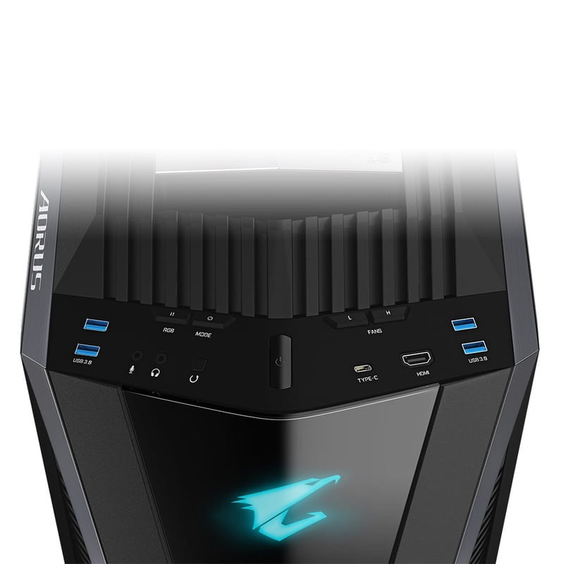 Корпус Gigabyte Aorus C700 Glass Black без БП (GB-AC700G)