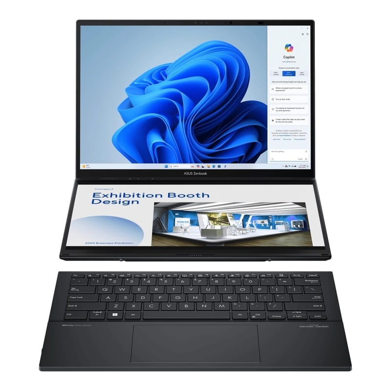 Ноутбук Asus Zenbook Duo UX8406CA-QL049W (90NB14X1-M001S0) Inkwell Gray