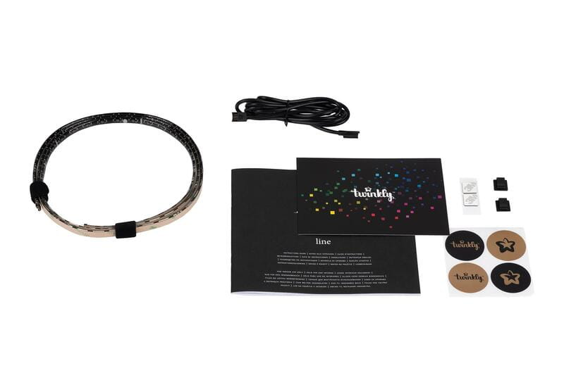 Светодиодная лента Twinkly TWL100STW-BEU Smart LED Gen II 1.5 м, Black (TWL100ADP-B)