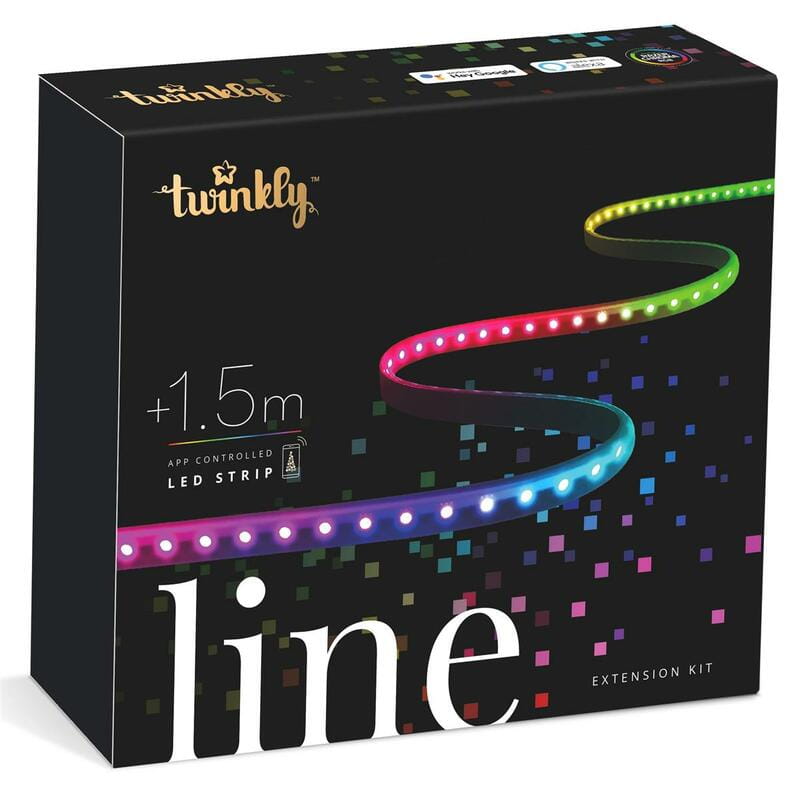 Светодиодная лента Twinkly TWL100STW-BEU Smart LED Gen II 1.5 м, Black (TWL100ADP-B)