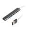 Фото - Концентратор USB 3.0 Maxxter 1xUSB-A 3.0, 1xUSB-A 2.0, 2xUSB-C Gray (HU3A-4P-03) | click.ua