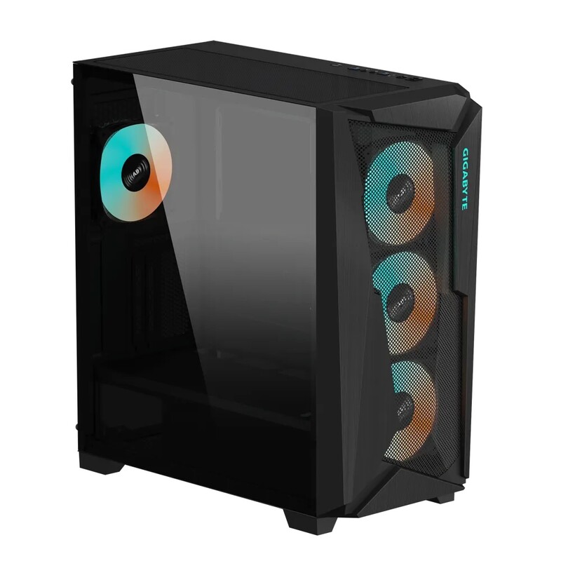 Корпус Gigabyte C301 Glass V2 Black без БЖ (C301G V2)