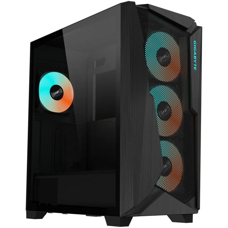 Корпус Gigabyte C301 Glass V2 Black без БЖ (C301G V2)