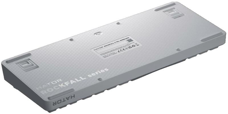 Клавіатура бездротова Hator Rockfall 3 Mecha TKL Wireless Orange White (HTK851UA)