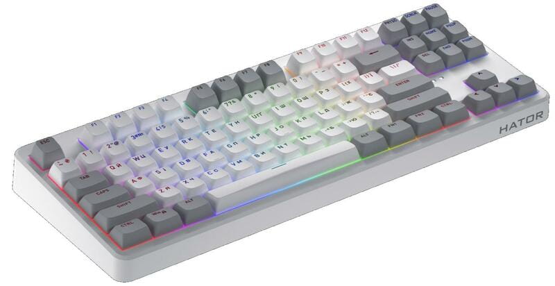 Клавіатура бездротова Hator Rockfall 3 Mecha TKL Wireless Orange White (HTK851UA)