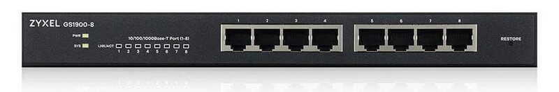 Комутатор ZYXEL GS1900-8 (GS1900-8-EU0102F)