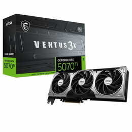 Видеокарта GF RTX 5070 Ti 16GB GDDR7 Ventus 3X OC MSI (GeForce RTX 5070 Ti 16G VENTUS 3X OC)